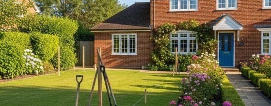 Charming home in Whitchurch with potential extension area, representing planning permission themes